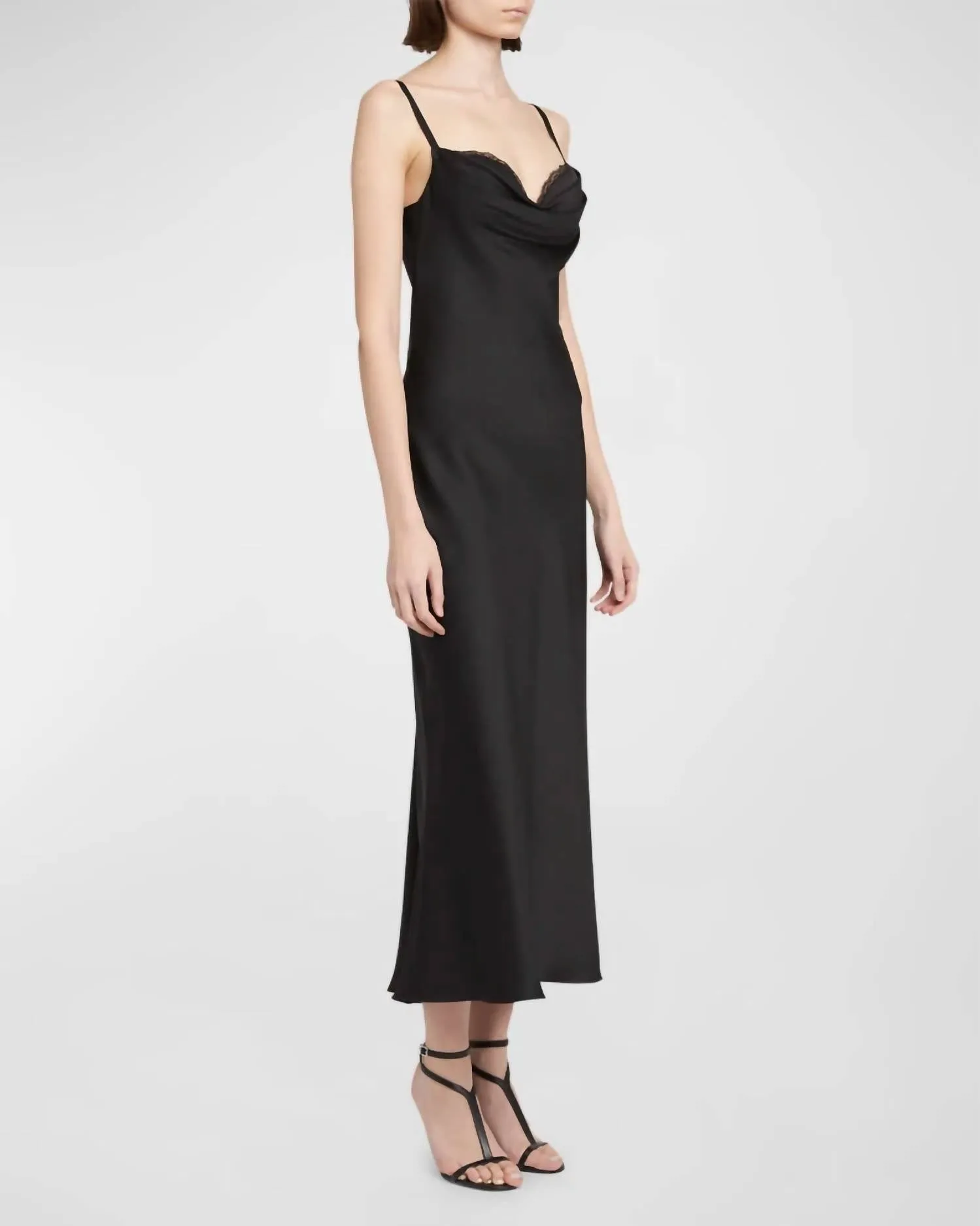 Alexander Mcqueen - Draped bustier midi dress