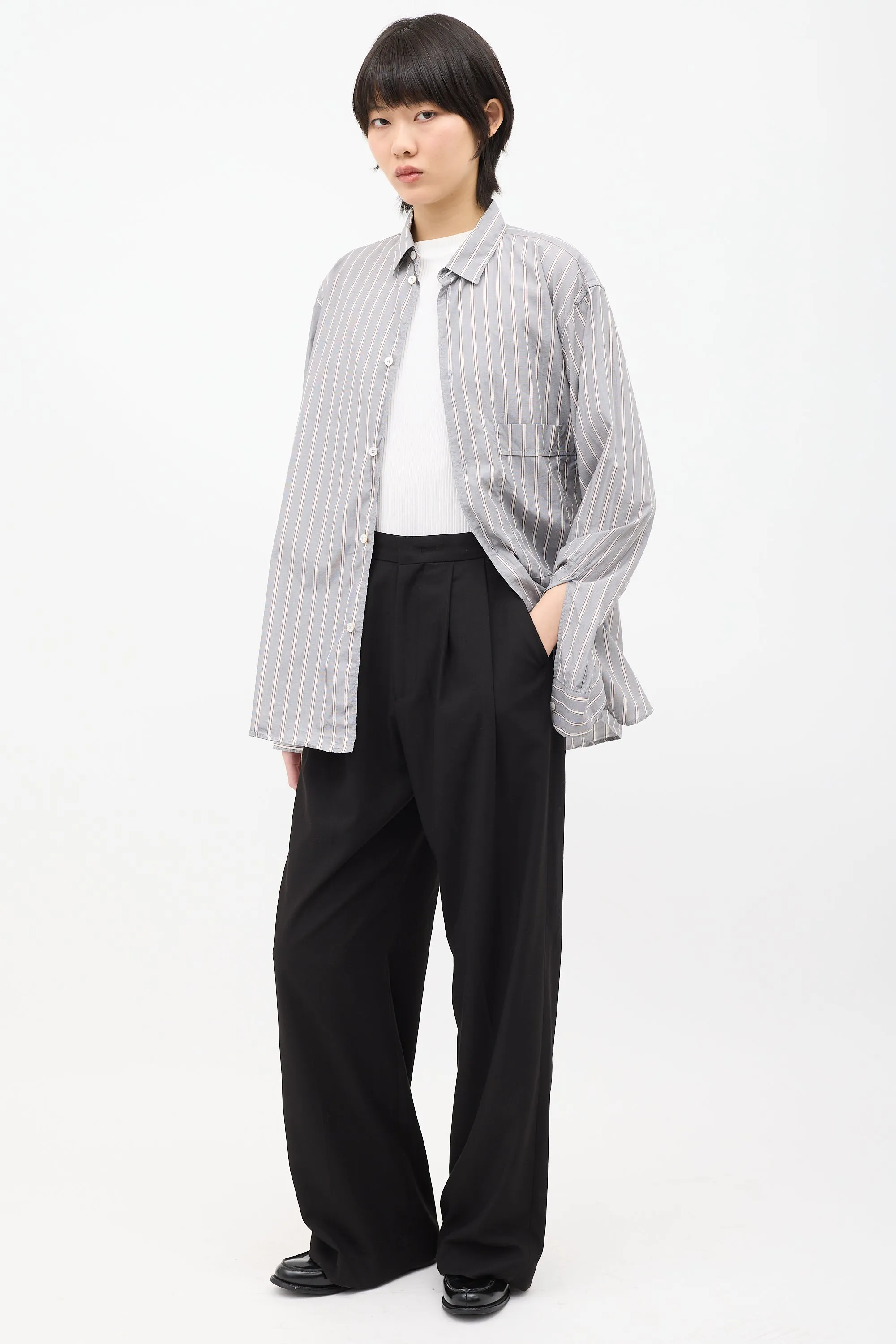 Aliye Pintuck Trouser