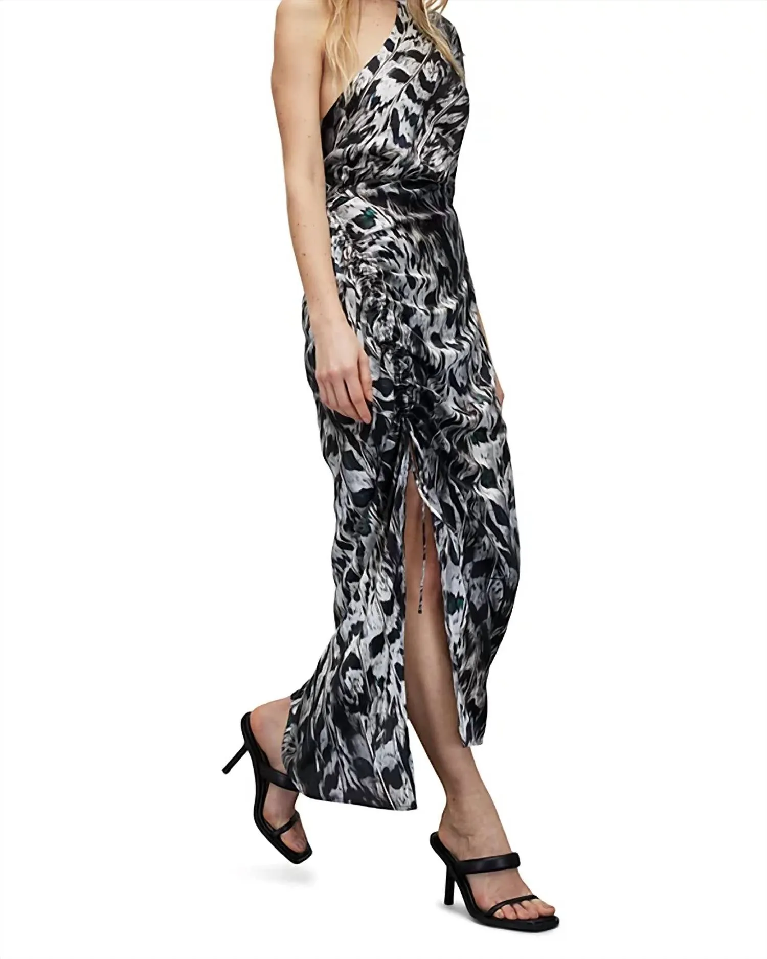 Allsaints - Laura Ines One Shoulder Dress