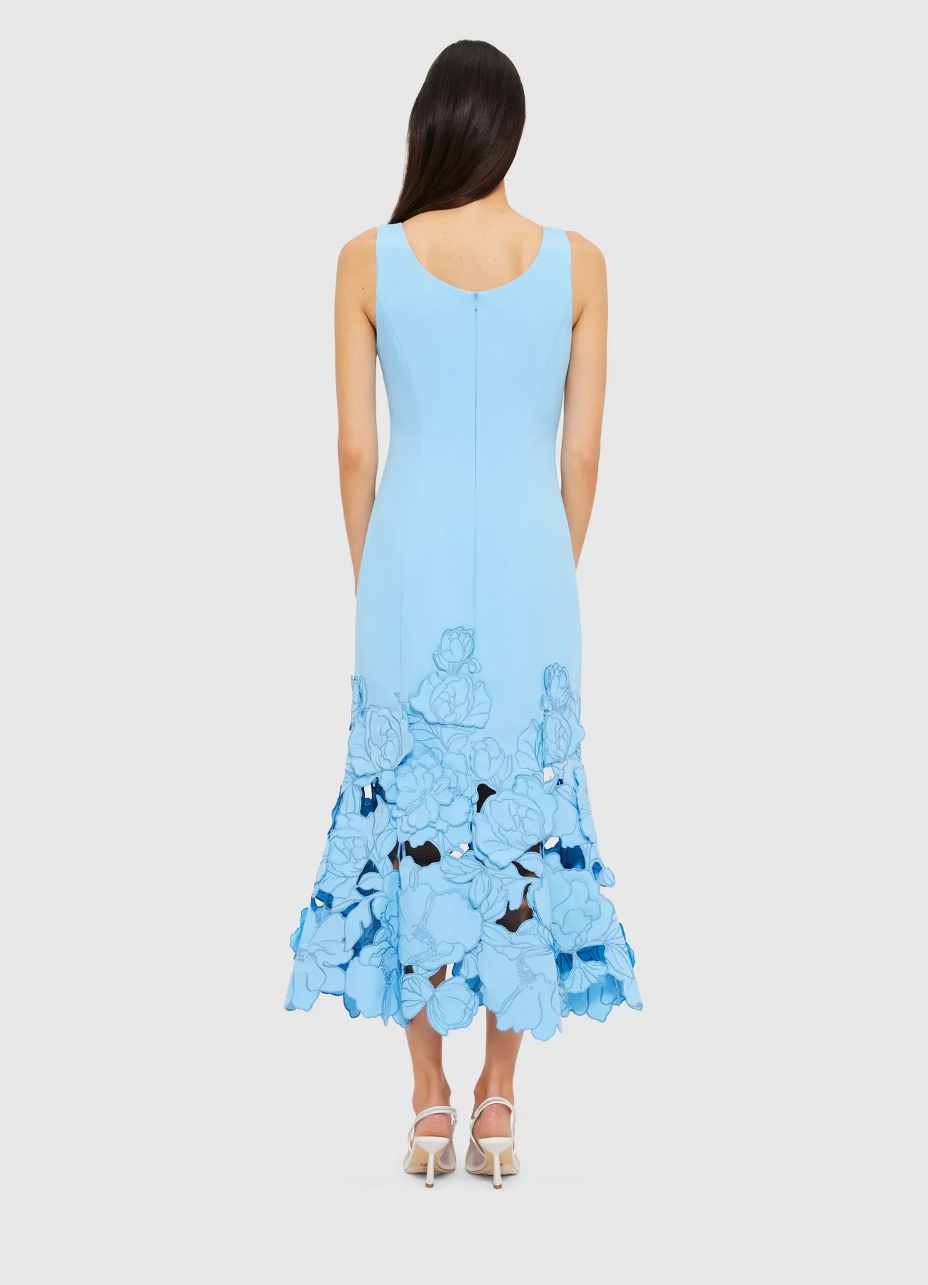 Emily Appliqué Midi Dress