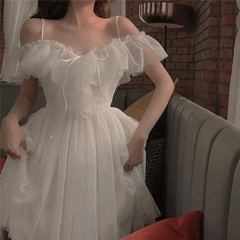 Fairy Off Shoulder Lace Dress