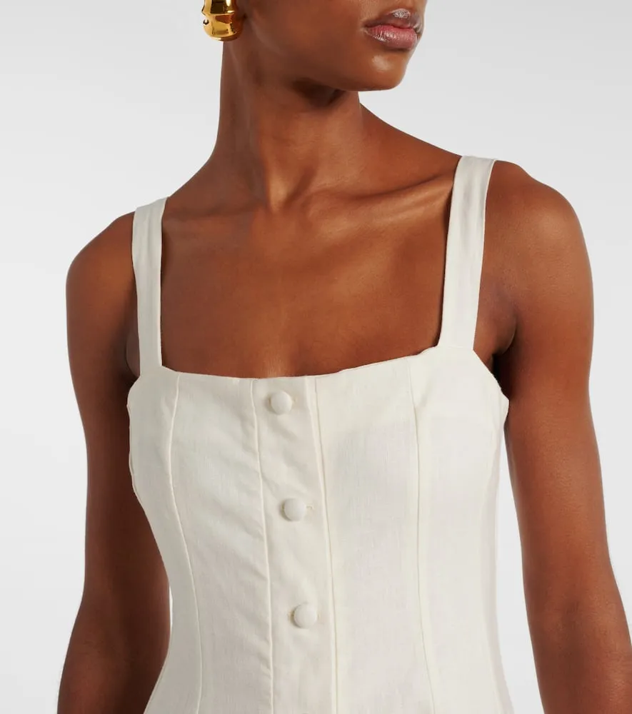 Faithfull Linen midi dress