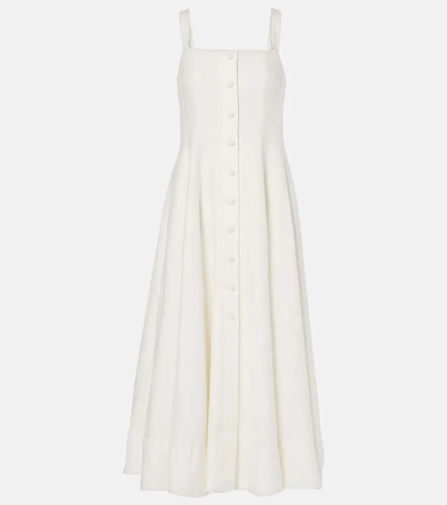 Faithfull Linen midi dress