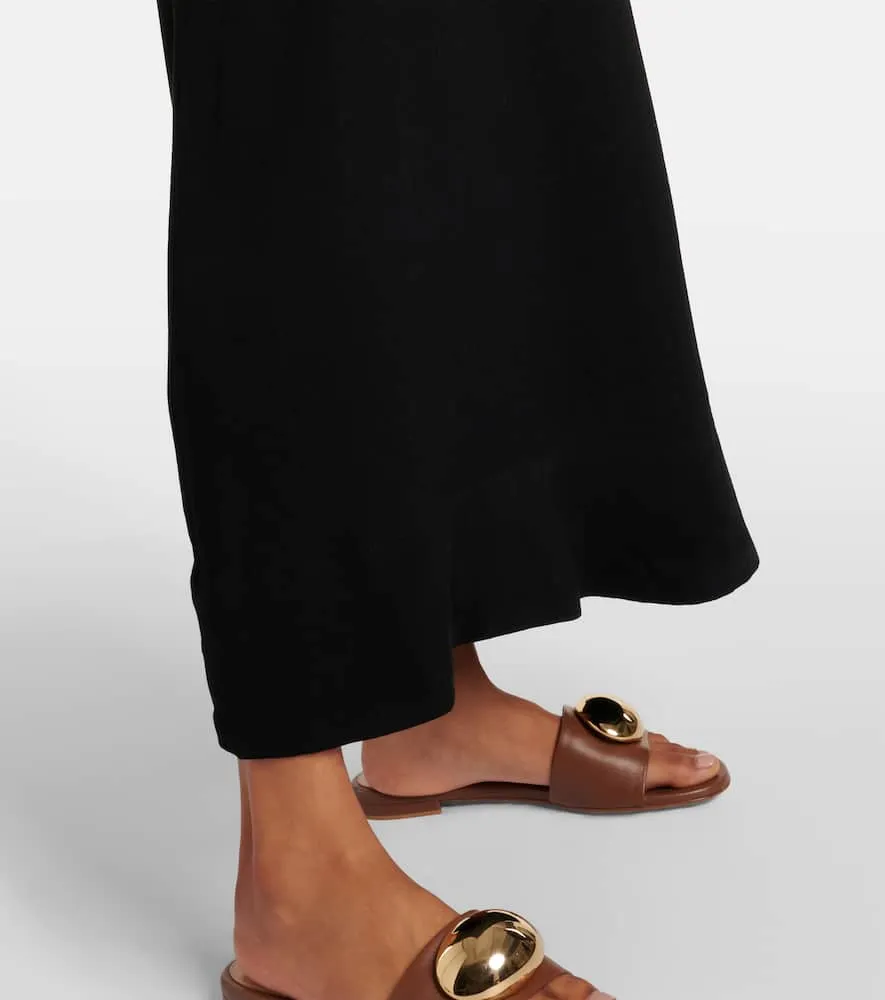 Farm Rio Lace-trimmed maxi dress