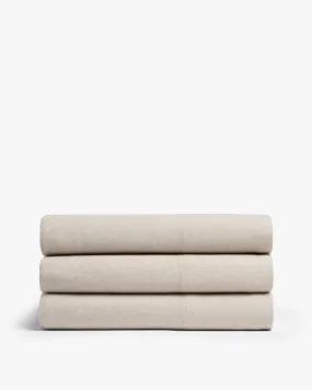 Flannel Top Sheet (Bone)