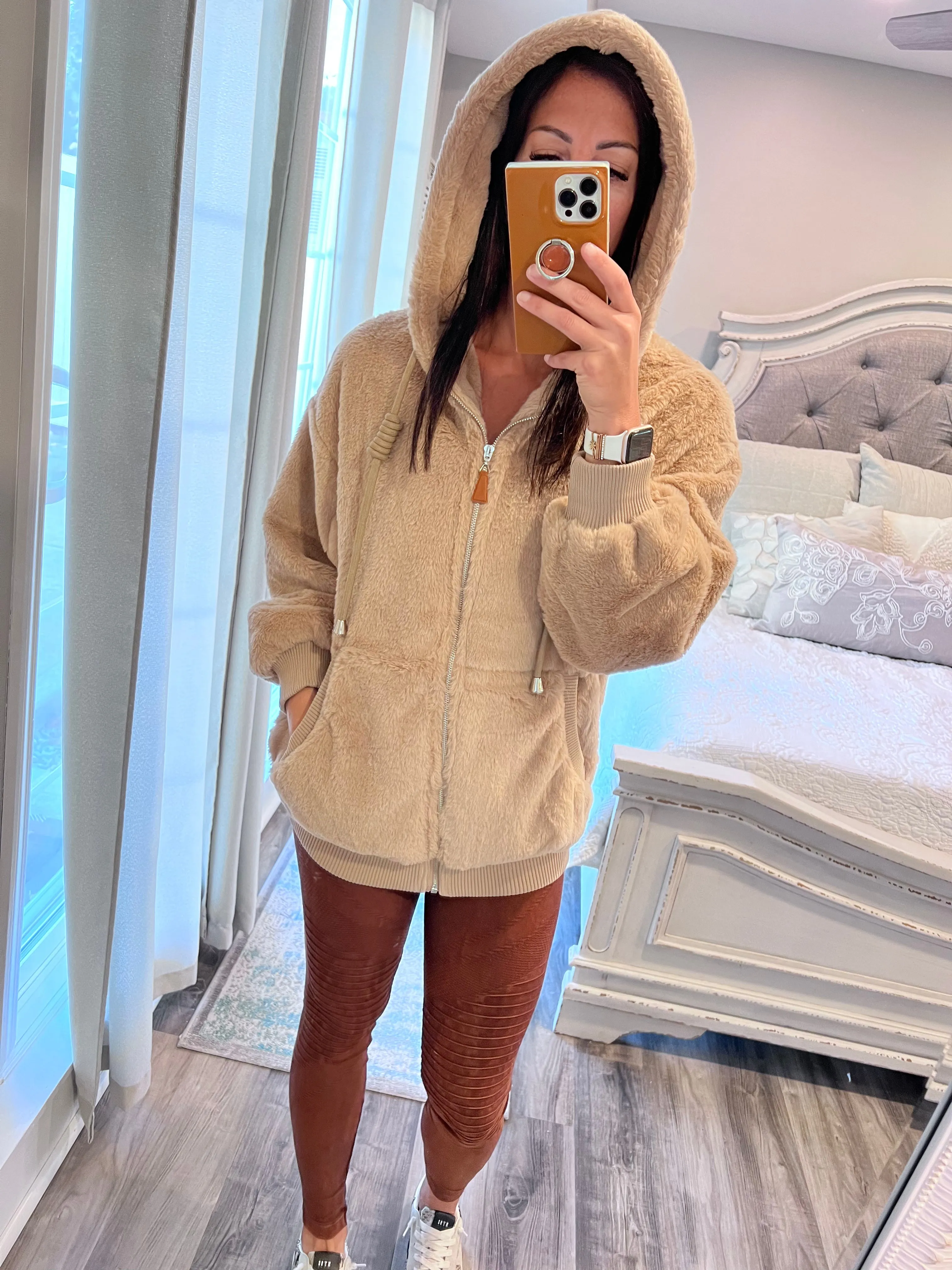 Fur Hoodie Jacket