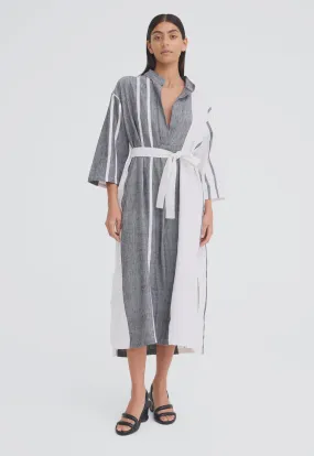 Jac and Jack Tides Dress in Natural and Black