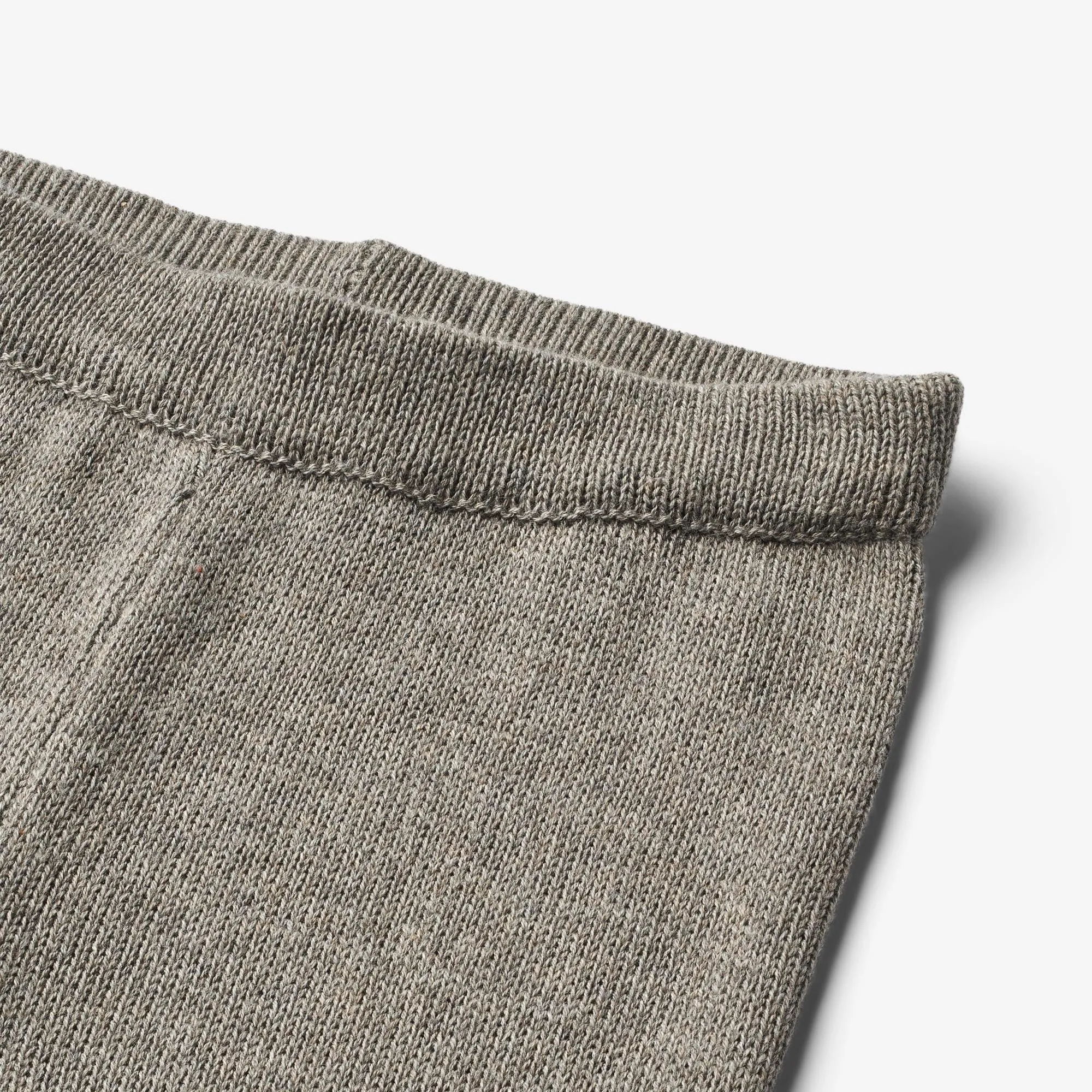 Knit Trousers Neel - warm grey melange