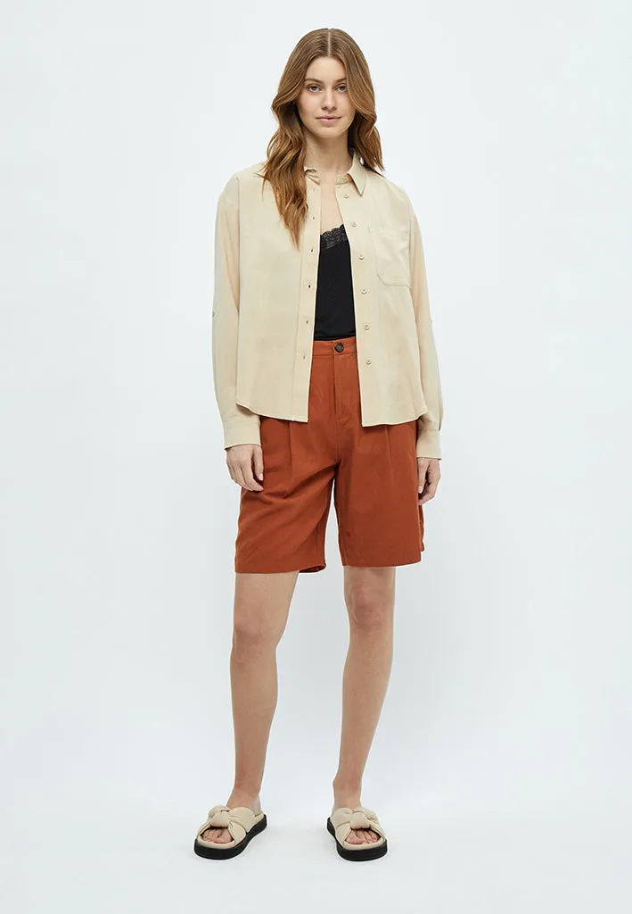 Marniella Long Sleeve Shirt - Warm sand