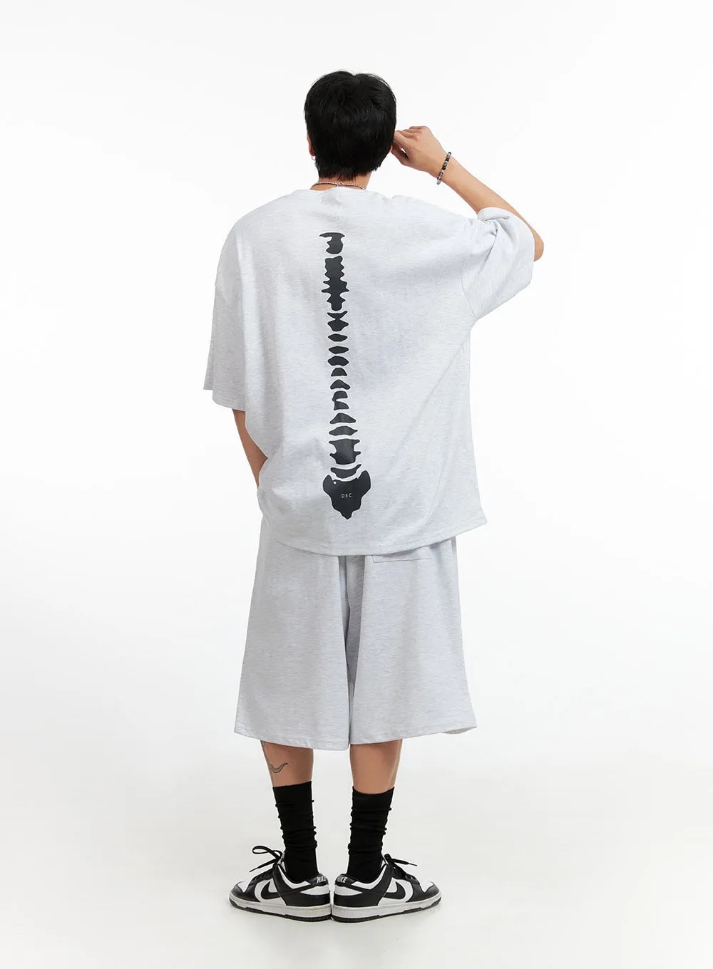 Men's Oversized Cozy Pocket T-Shirt IG402