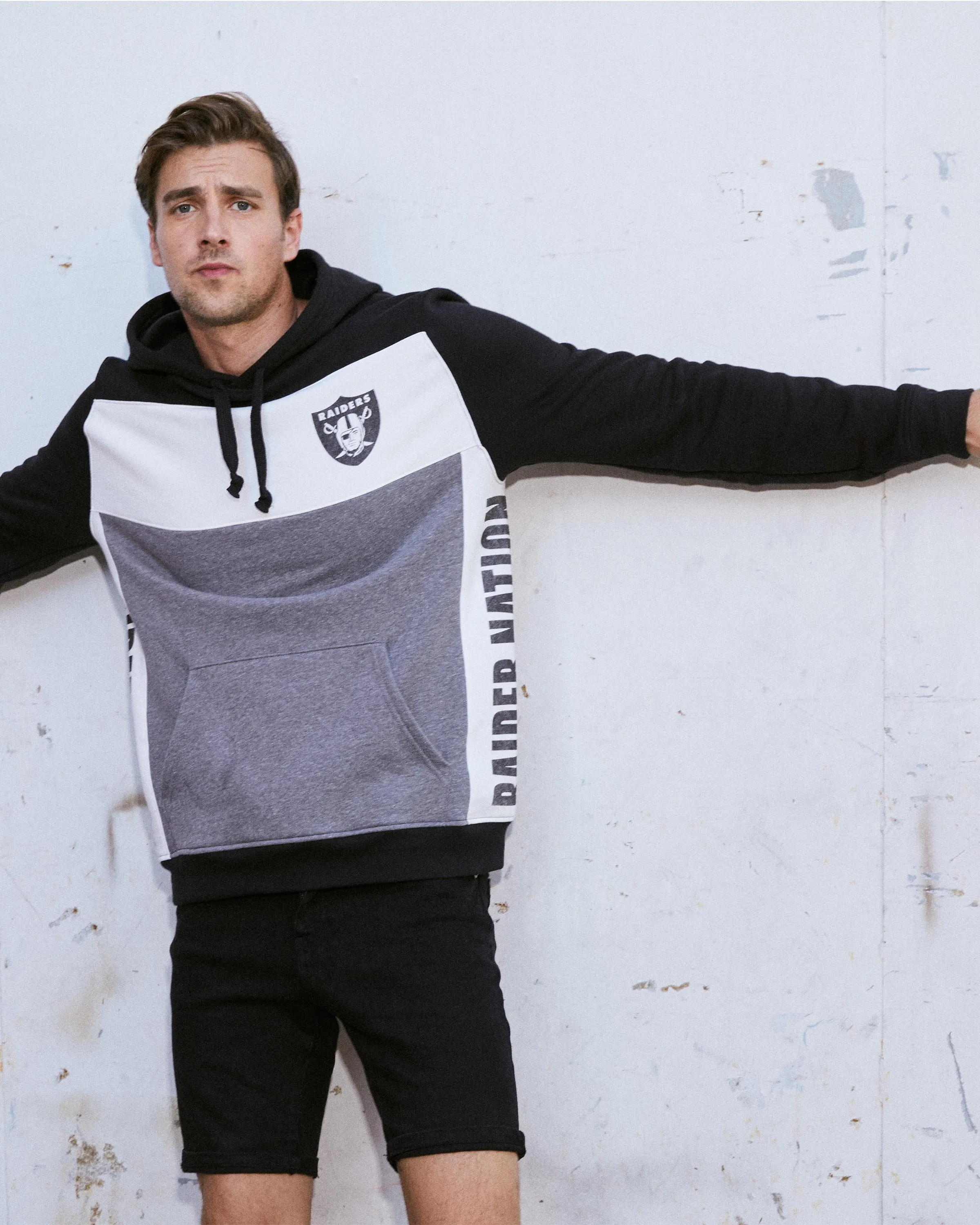 Men's Raiders Colorblock Hoodie