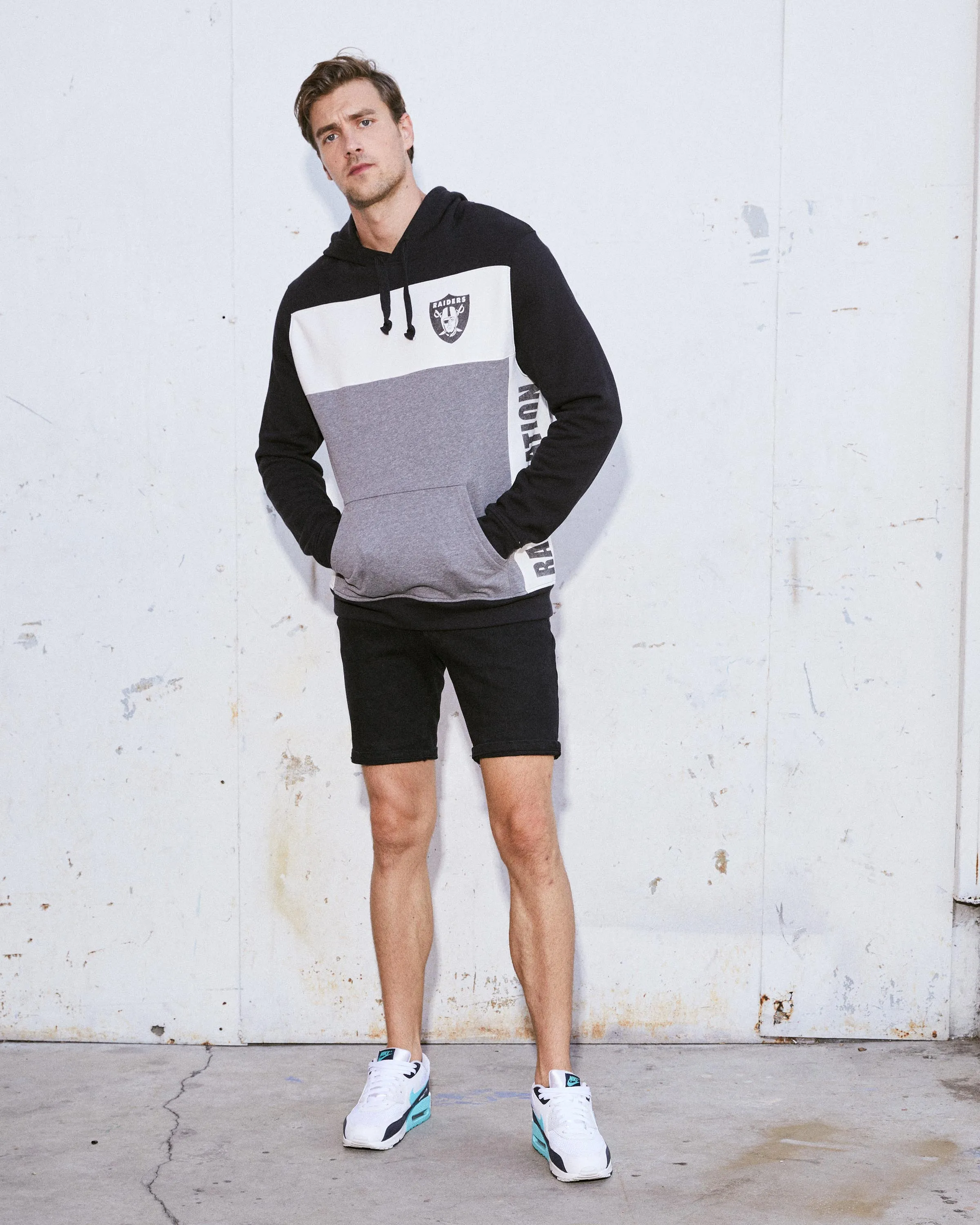 Men's Raiders Colorblock Hoodie