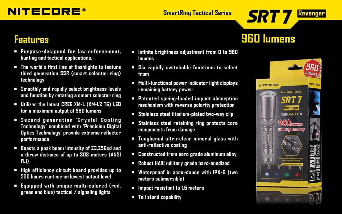 NiteCore SRT7