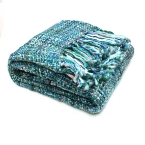 Oversized 100% Acrylic throws  Aqua