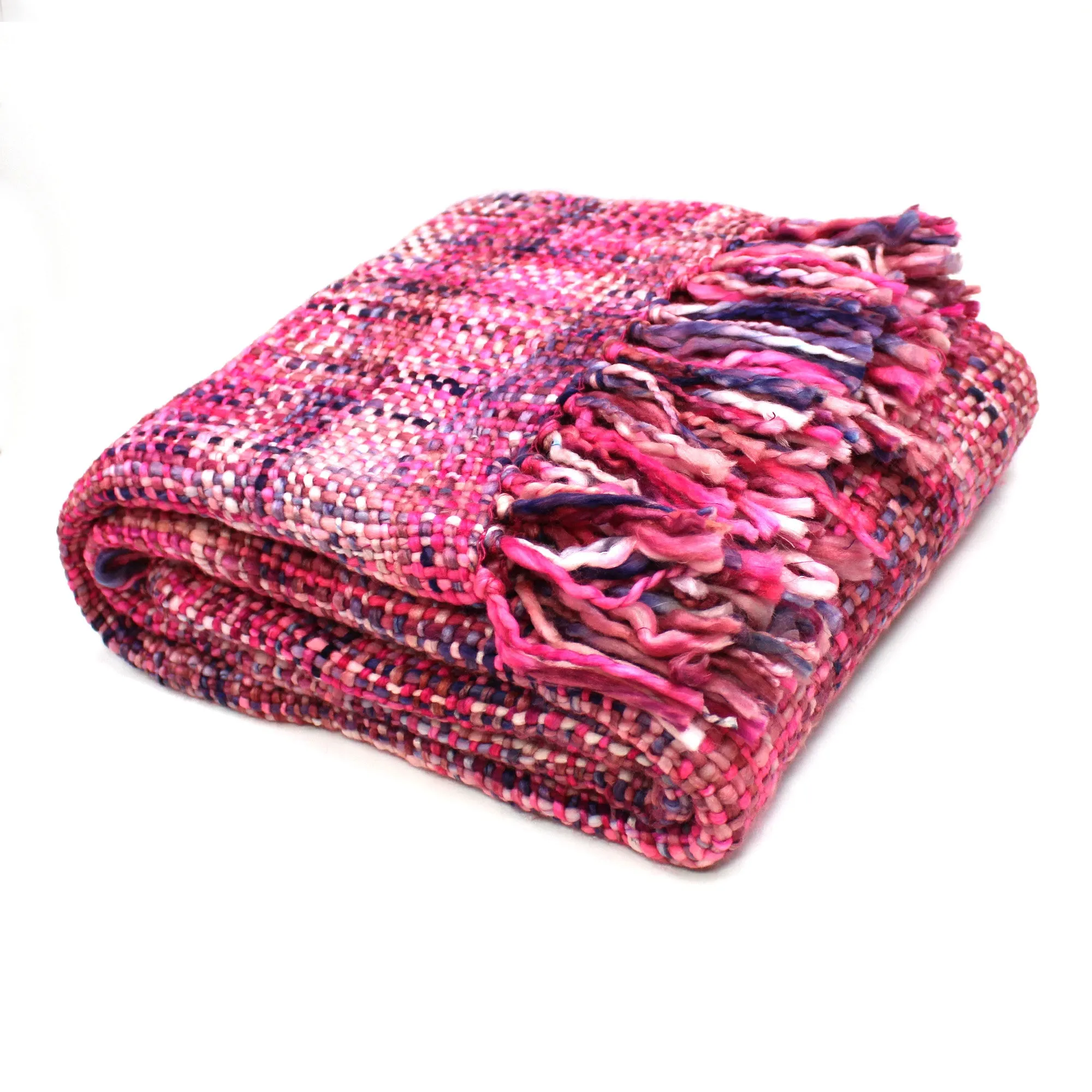 Oversized 100% Acrylic throws  Raspberry