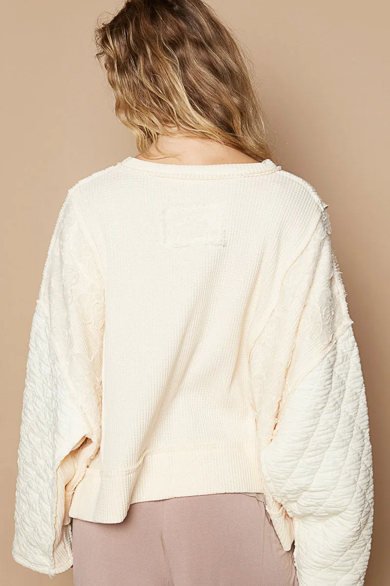 POL Quilt to last pullover top