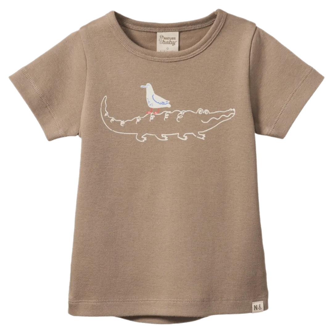 River Tee - Curious Crocodile