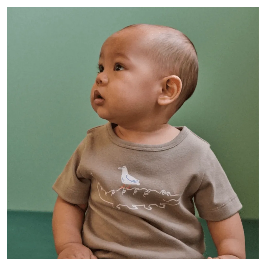 River Tee - Curious Crocodile