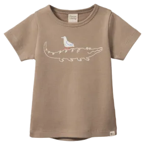 River Tee - Curious Crocodile