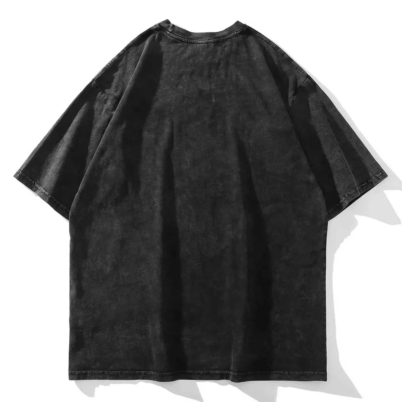 Savage Leopard Acid Wash Oversized T-Shirt