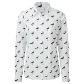 Schoffel Ladies Norfolk Shirt - Lapwing Print