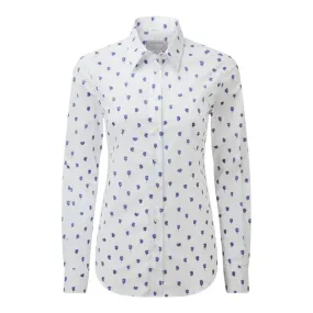 Schoffel Ladies Norfolk Shirt - Pansy Print