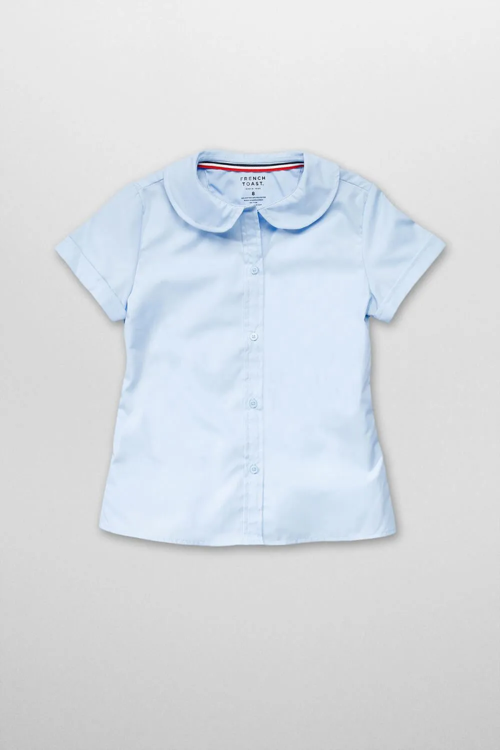 Short Sleeve Peter Pan Blouse #FT-SE9383