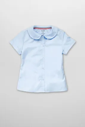 Short Sleeve Peter Pan Blouse #FT-SE9383