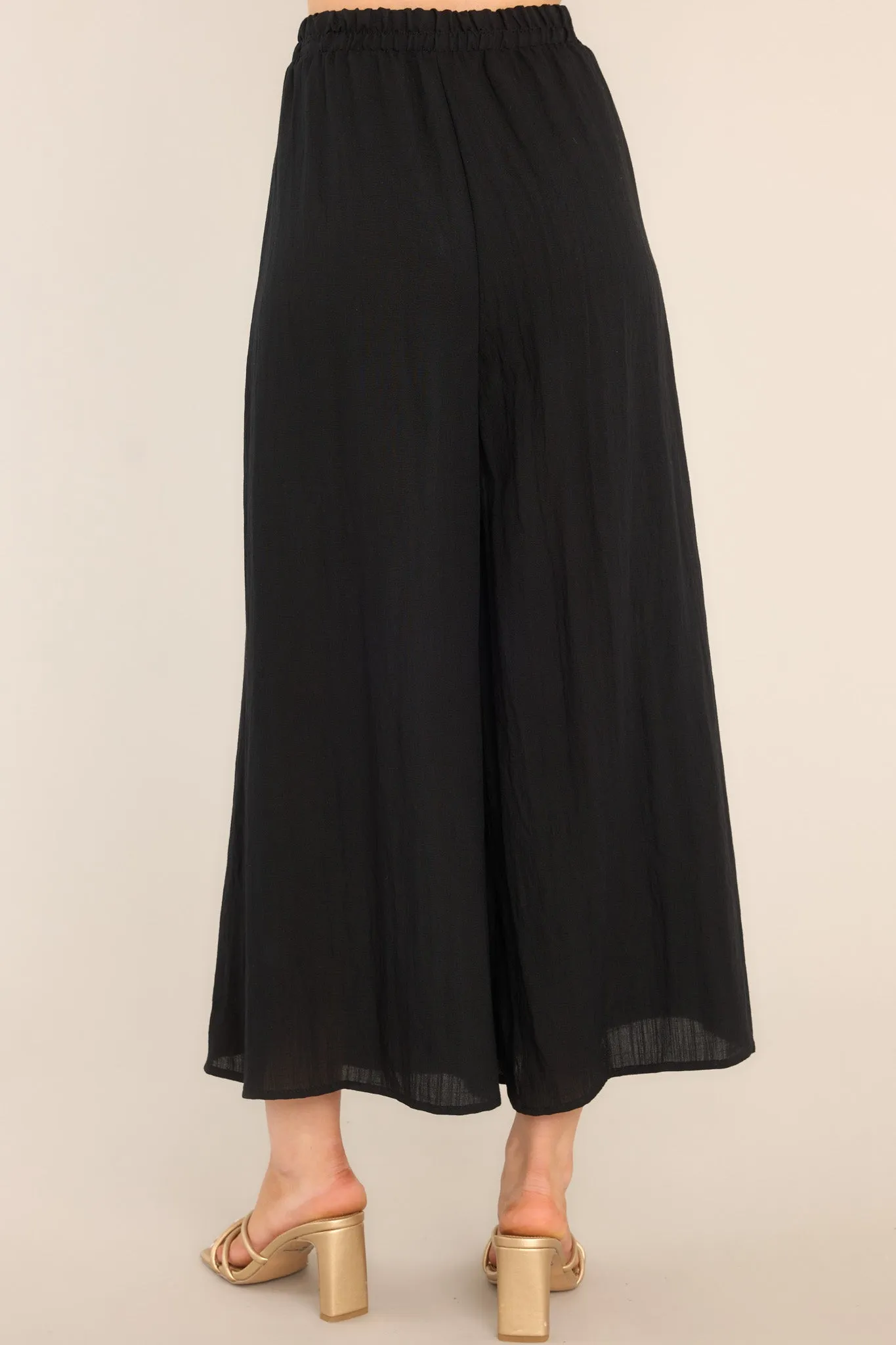 Timeless Threads Black Cropped Pants
