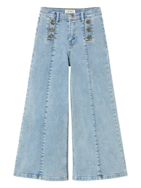 Twinset-Girls' wide leg denim jeans-251GJ2541