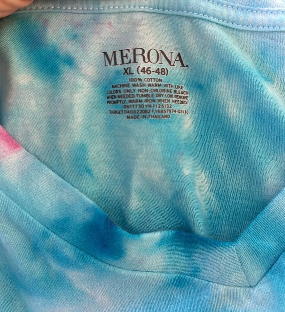 Tye dye short sleeve shirt