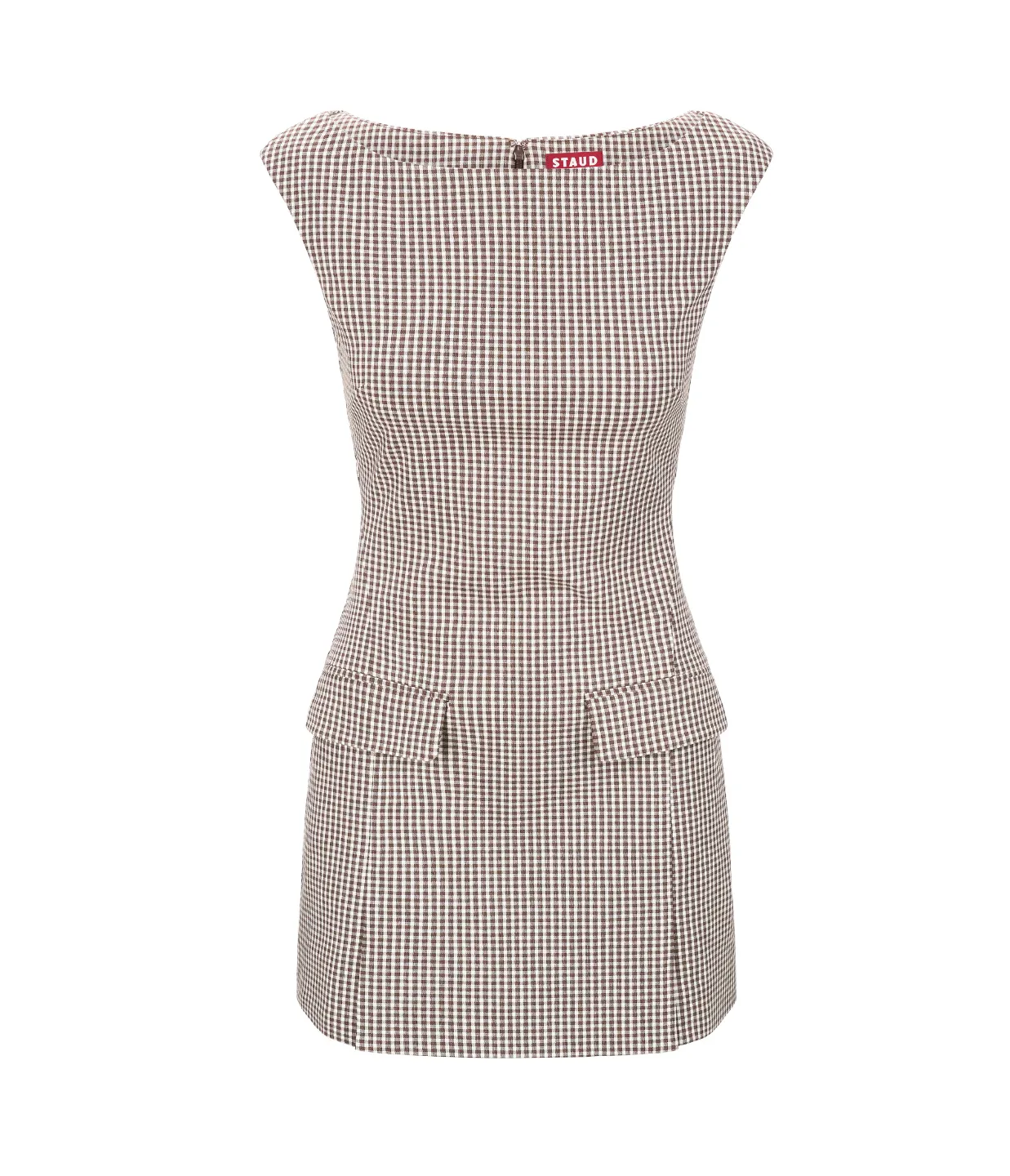 Walker Dress in Dark Chocolate Micro Check